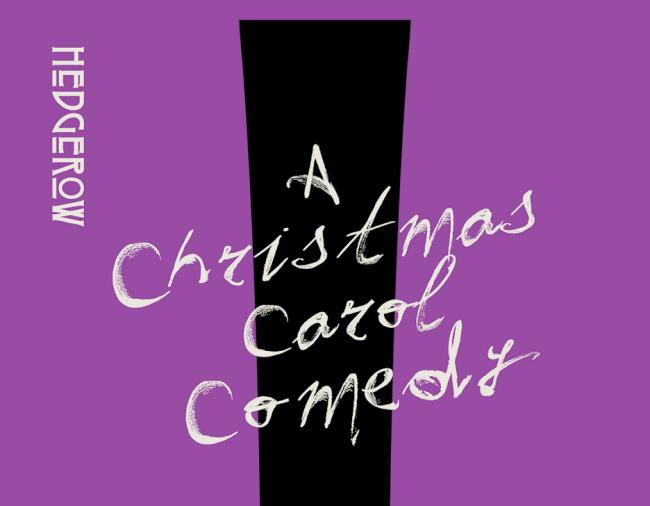 A Christmas Carol Comedy Purple Background