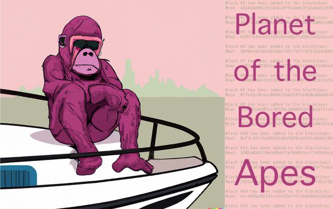 Planet of the Bored Apes from Die-Cast Show Art